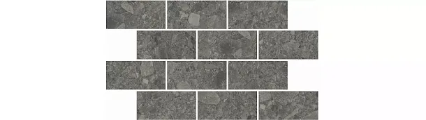 Фото Kerama Marazzi Декор Чеппо ди Гре мозаичный антрацит матовый обрезной 34,6x20x0,9 (DD606220\MM) Россия
