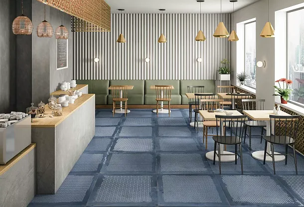 Фото Керамогранит Galactic Mist Carving 60x60 Индия