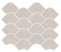Фото Декор Касабланка наборный серый светлый матовый обрезной 30x25x0,9 (KMD2HID001BR)