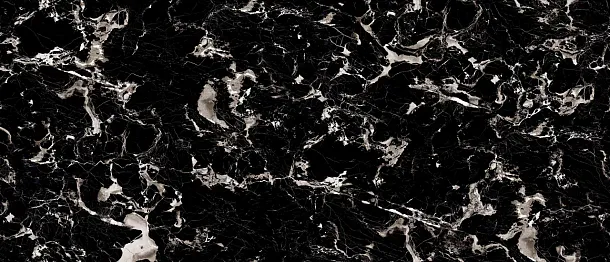 Фото Керамогранит Ennface ENMAR7005MT120280 Portoro Black Matt 1200x2800x6 Индия