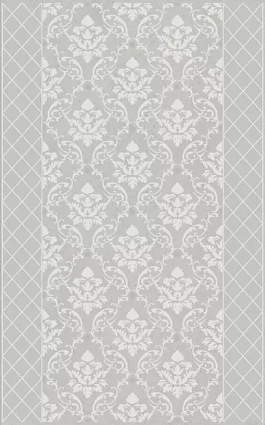 Фото Декор AZ\A053\6424 Мотиво серый светлый глянцевый 25x40 Россия