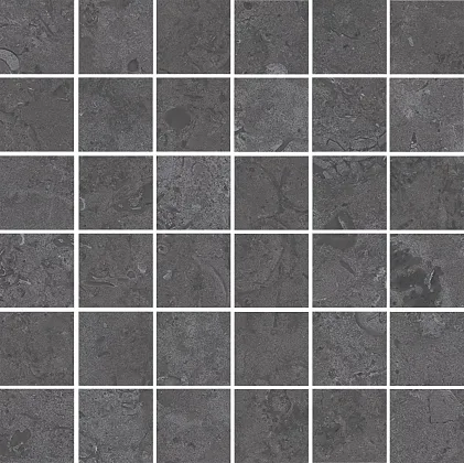 Фото Kerama Marazzi Декор Про Лаймстоун серый темный матовый мозаичный 30x30x0,9 (DD205120\MM) Россия