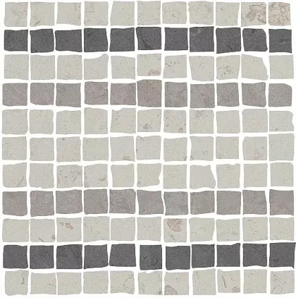 Фото Мозаика MBS009 Про Лаймстоун Спакко 3 мозаичный матовый 20х20 Россия