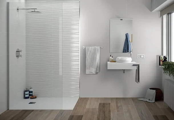 Фото Керамогранит Keratile 3AEBICEECDPA Ice White MT R 6mm 60x120 Испания