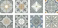керамическая плитка DeShun Ceramics Mix Art Decor DC13 20x20