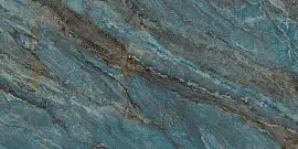 Фото Керамогранит Laparet Beam Turquoise бирюзовый лаппатированный шайн 60х120