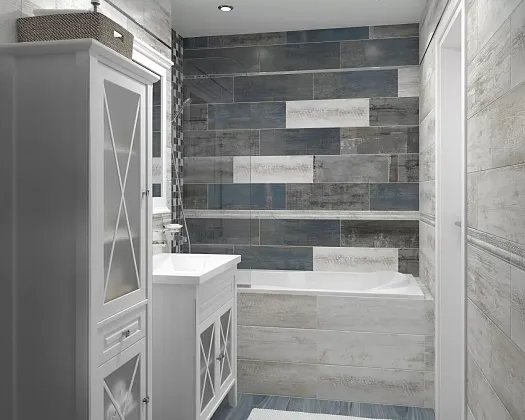 Фото Плитка 60119 Sweep белый 20х60 Россия