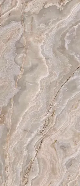 Керамогранит Onice Iride Malaga Lap 6Mm 120Х280 (173023) для гостиной, для кухни, для ванной, для спальни, на теплый пол Фото Керамогранит Onice Iride Malaga Lap 6Mm 120Х280 (173023) Италия