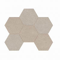Фото Мозаика Terra Beige LN01/TE01 Hexagon 25x28.5