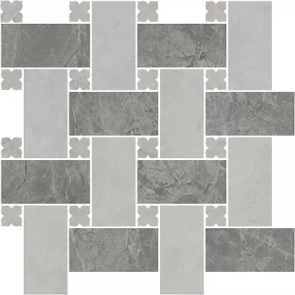 Фото Kerama Marazzi Декор Риальто 2 наборный матовый 43,5x43,5x0,9 (ID162) Россия