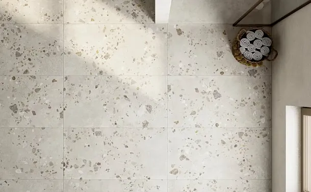 Фото Керамогранит Pastorelli P012205 YS Light Grey Bubble Rett 60x120 Италия