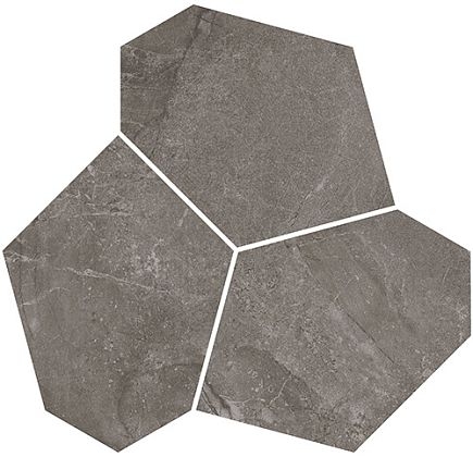 Фото Kerama Marazzi Декор Марсель наборный серый матовый обрезной 26,5x25,5x0,9 (KMD2HID026GR) Россия
