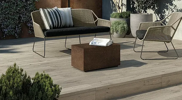 Фото Керамогранит fQNR ROOTS TAUPE CHEVRON R9 7,5х45 Италия