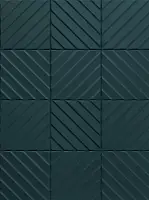 Фото Керамогранит E065 4D Diagonal Deep Blue 20х20