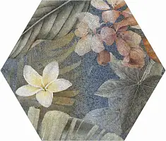 Фото Керамогранит Hibiscus Blue Matt Hexa 23.2x26.7
