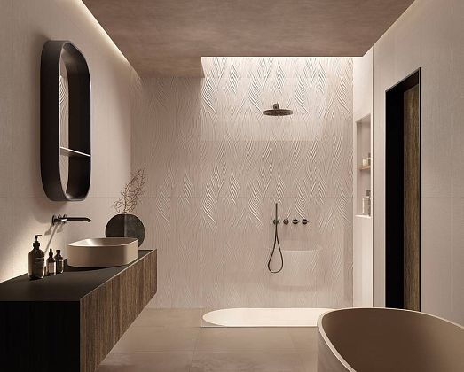Фото Керамическая плитка FAP Ceramiche fTFB True Color Drop White Matt RT 50x120 Италия