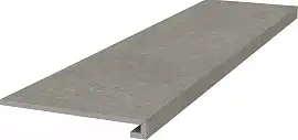 Фото Ступень Kerama Marazzi Касабланка клееная фронтальная HP серый матовый обрезной 33x119,5x0,9 (KM6012G0171RGCF)