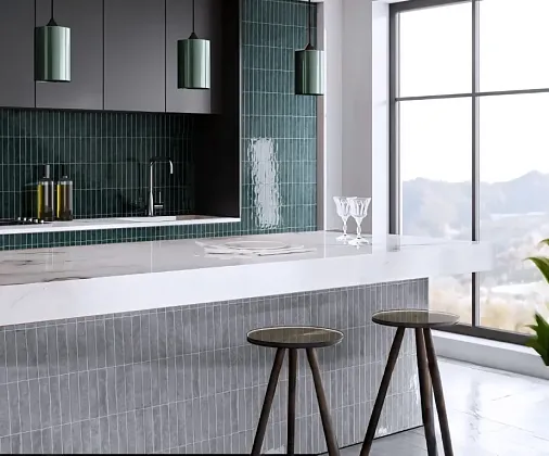 Фото керамическая плитка Monopole 002698 San Remo Pearl 5x25 Испания