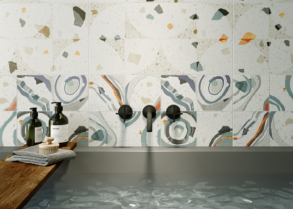 Фото Керамогранит Сray light shards 60х60 (NP_P0003) Россия