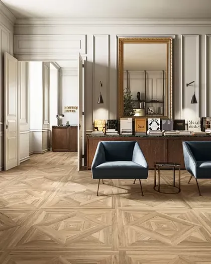 Фото Керамогранит Sant Agostino CSARGL0190 Ricordi Glam 01 R10 90x90 Италия