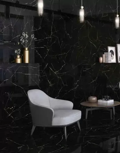 Фото Керамогранит Mussah Black Pul. Rect 60x120 Испания