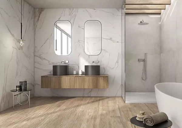 Фото Керамогранит Geotiles Aurora Gold Compacglass 60x60 Испания