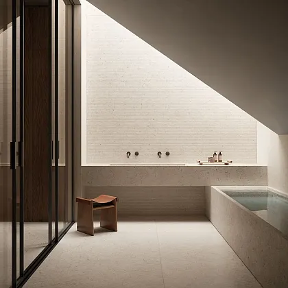 Фото Керамогранит Cerdomus 108559 Miralith Trame Canapa Matt Rett 60x120 Италия