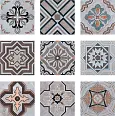 керамическая плитка DeShun Ceramics Mix Art Decor DC36 20x20