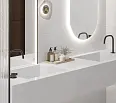 Керамогранит Laparet Lp6012G0541R Bernini Bianco Белый Глянцевые Чернила 59,5Х119,1