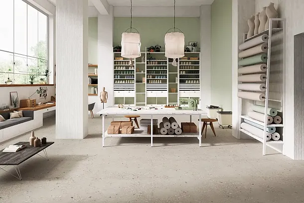 Фото Керамогранит Sant Agostino CSACOCE227 Logico Cosmo Cement Nat 120x278 Италия