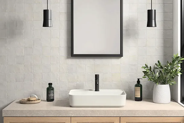 Фото Плитка Equipe 31887 Sabbia Storm Blue 6,5x20 Испания