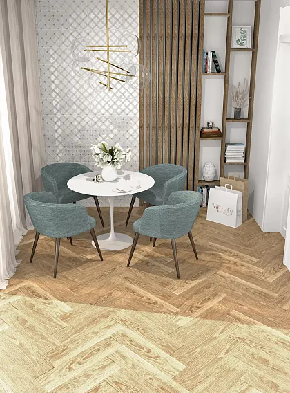 Фото Керамогранит Listelini светло-бежевый 14,7х59,4 Беларусь