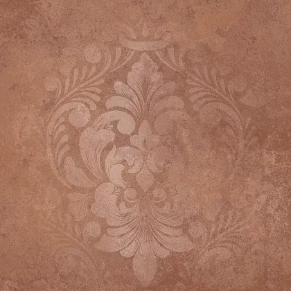 Фото Керамогранит Kerama Marazzi Хадду красный матовый декорированный 40,2x40,2x0,8 (KM4040G0071N) Россия