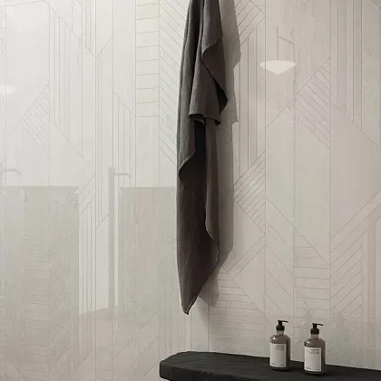 Фото Керамогранит Flaviker 0014194 Double Linear Beige Nat Rett. P. Tech R10 C 60x120 Италия