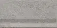 Ступень Paradyz Carrizo Grey Stopnica Prosta Struktura Mat B1a 30x60
