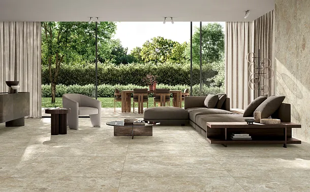 Фото Керамогранит DUE-G Ceramiche 104705 BP Ivory Matt 8.5mm 60x120 Италия