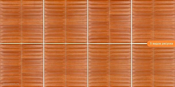 Фото Керамическая плитка vilar albaro terre arrow tandoori 20x20 Испания