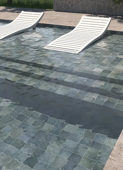 Фото Керамогранит Equipe 31564 Spa&Pools Glacier 15x15 Испания
