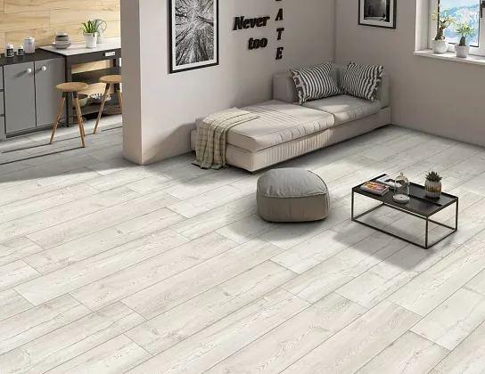 Фото Керамогранит Ennface ENWD4026CR20120 Glacier Bianco Matt 120x20x0.9 Индия