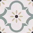 Керамогранит Smile Tile Арабески зеленый 20x20