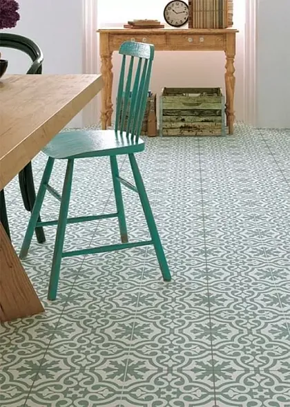 Фото Керамогранит DY44VN0041 Venice Sky Blue Pre-cut 45x45 Турция