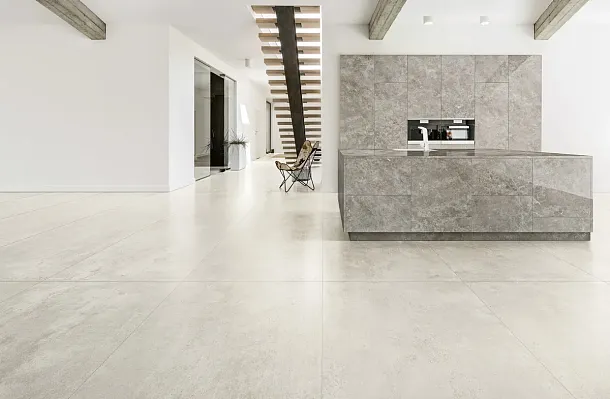 Фото Керамогранит Janye Slab JA3012M Glossy Putty White Text 120x270 Китай
