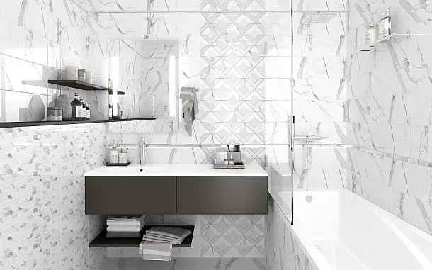 Фото Декор Viva белый 20х60 Россия