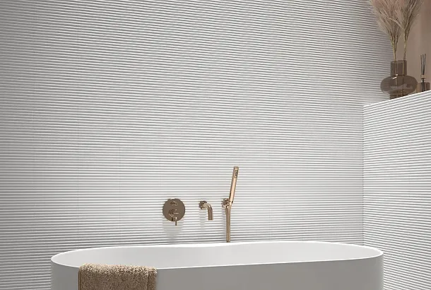 Фото Плитка Equipe 28451 Costa Nova Straw Glossy 5x20 Испания