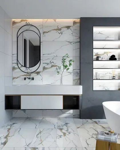 Фото Керамогранит Mira Green Polished Rec. 60x120 Турция