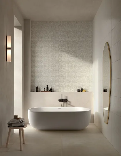 Фото Керамическая плитка Ragno Marazzi RDCN Hand Pomice Rett 33x100 Италия