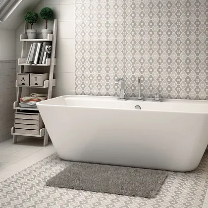 Фото Декор Equipe 20928 Caprice Burgundy Border 20x20 Испания