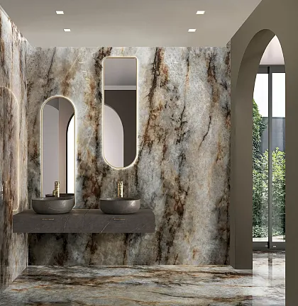 Фото Керамогранит 125103 Patagonia Cashmere Lucidato Ret 60x120 Италия