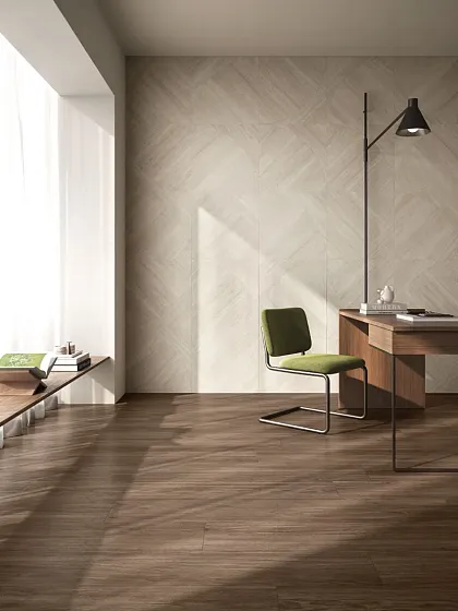 Фото Керамогранит Refin RJ96 Eik Almond Matt R 25x150 Италия
