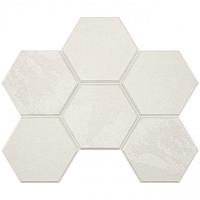 Фото Мозаика Terra White LN00/TE00 Hexagon 25x28.5
